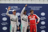 Nico Rosberg - Lewis Hamilton - Sebastian Vettel