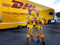 Tom Coronel & Nathanael Berthon - DHL Comtoyou Team Audi Sport 