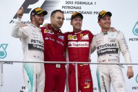 Lewis Hamilton - Diego Ioverno - Sebastian Vettel - Nico Rosberg