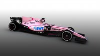 Force India VJM10 in het roze