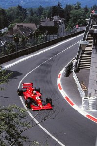 Marc Goossens tijdens GP F3000