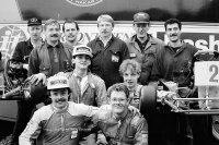 Robert Kumpen met Philippe Adams, Louis Machiels, Marc Goossens en Paul Lemmens