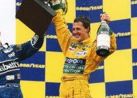 Eerste zege van Schumacher in 1992