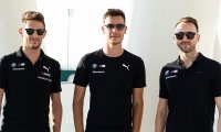 Marco Wittmann, Sheldon van der Linde en René Rast