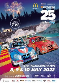 De affiche van de Hankook 25 Hours VW Fun Cup