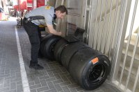 Pirelli test prototypes F1 banden