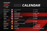 Fanatec GT World Challenge Europe kalender 2022