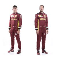 Charles Leclerc en Sebastian Vettel