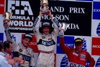 Podium F1 GP Canada 1989 - Thierry Boutsen