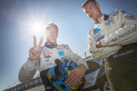 Thed Björk en Fredrik Ekblom - Polestar Cyan Racing