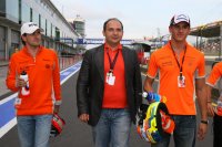 Markus Winkelhock, Colin Kolles en Adrian Sutil