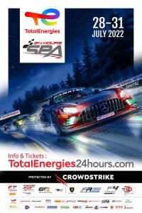 Poster TotalEnergies 24 Hours of Spa 2022