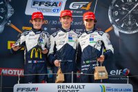 Podium race 2 Nogaro