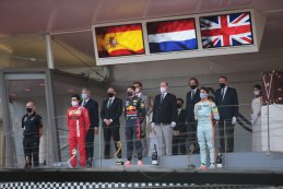 Podium 2021 F1 Grote Prijs van Monaco
