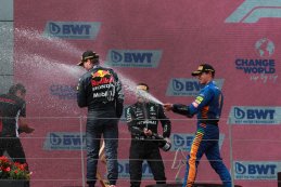 Podium 2021 F1 Grote Prijs van Oostenrijk