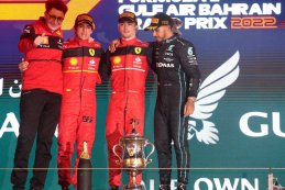 Podium 2022 F1 Grote Prijs van Bahrein