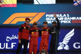 Podium 2022 F1 Grote Prijs van Bahrein