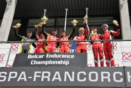 Podium Belcar Endurance Championship Francorchamps 2022