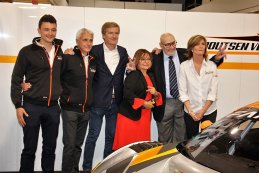 Amaury Lainé, Olivier Lainé, Thierry Boutsen, Marc van der Straten-Ponthoz en Olivia Boutsen
