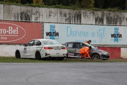 Dirk de Bock en Jorg Hendrix - BMW 330i en Peugeot 206 GTI