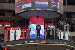 Podium 2023 F1 GP van Abu Dhabi