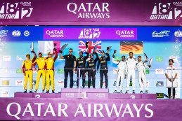 Podium 2024 FIA WEC Qatar 1812 KM FIA World Cup