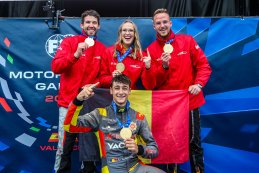 Maverick Dessy, Justine Strauven, Maxime Drion en Lucas Cartelle