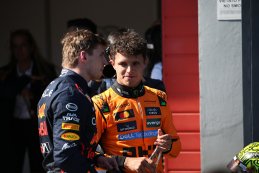 Max Verstappen en Lando Norris