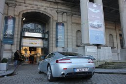 Ingang Tentoonstelling Autoworld Brussels:100 Jaar Aston Martin