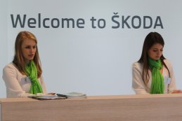 Ontvangst bij Skoda