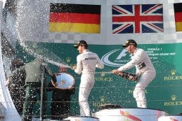 champagne douche GP Australië 2015