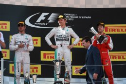 podium GP Spanje 2015