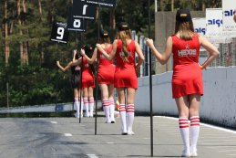 Gridgirls kwalificatie race Zolder 2015