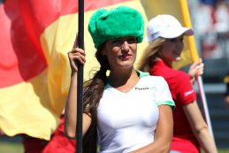 grid girl 2015 Blancpain Sprint Series Moscow Raceway