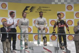 F1 Podium 2015 Belgian Grand Prix
