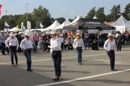 Line dancing NWES American Speed Festival 2015