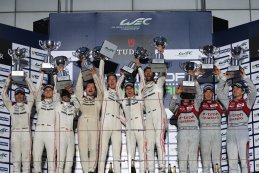 Podium WEC Shanghai 2015