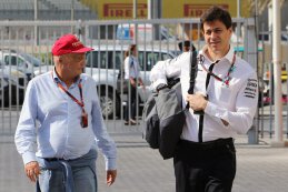 Niki Lauda en Toto Wolff
