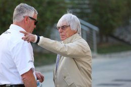 Derek Warwick & Bernie Ecclestone