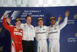 Podium GP bahrein 2016