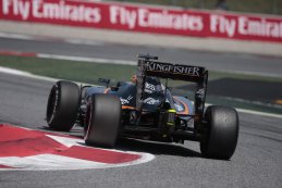 Sergio Perez Force India GP Spanje 2016