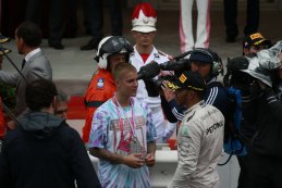 Justin Bieber & Lewis Hamilton