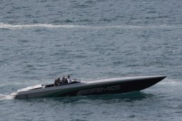 Nico Rosberg's speedboot in Monaco