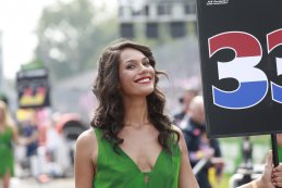 Grid Girl F1 GP Italië 2016