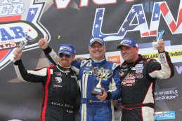 Podium Elite 1 Race 2 Challenger Trophy 2016 NWES American Festival Zolder 