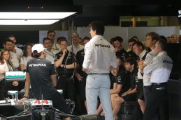 Teammeeting Mercedes AMG Petronas F1 Team