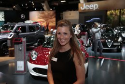 Hostess Alfa Romeo Autosalon Brussel 2017