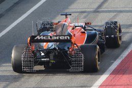 Detail McLaren-Honda MCL32 met sensoren - Stoffel Vandoorne
