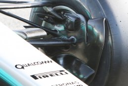 Detail luchtinlaat remmen Mercedes W08 EQ Power+