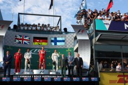 Podium F1 GP Australië 2017